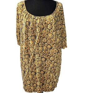 Mara Hoffman Silk Drapey Tunic Top